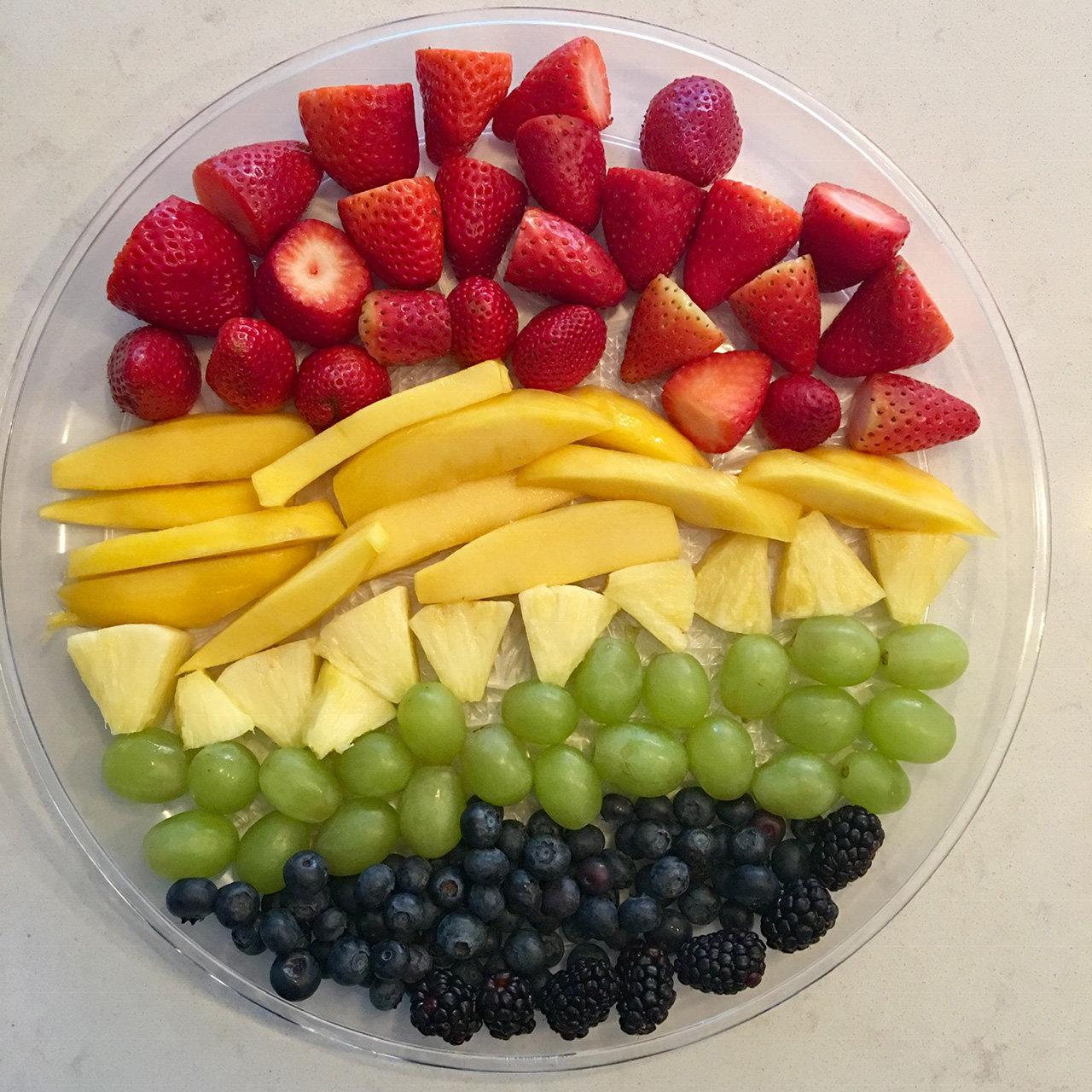 Rainbow Fruit Plate